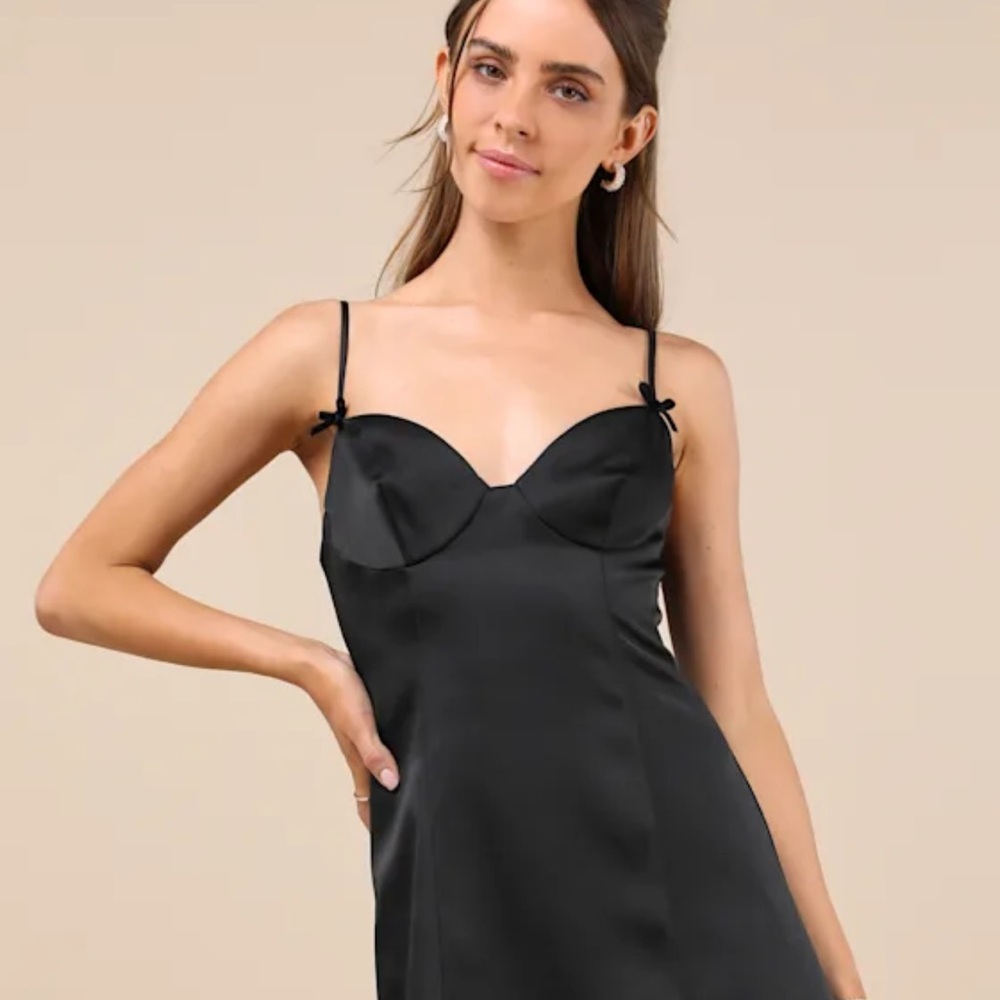 Lulu's Black Mini Dress